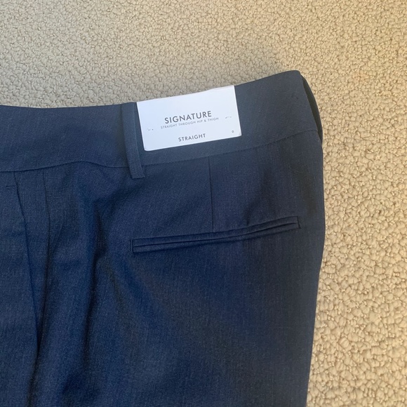 (0 Reg) NWT Ann Taylor Straight Navy Dress Pants - Picture 2 of 6
